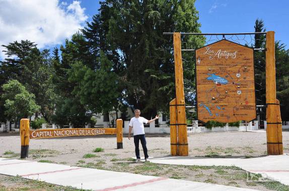 Chegando a Los Antiguos, na Argentina